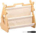 Double Sided Bookshelf – 2 Portable Bookshelf, Book Shelf for Rooms & Playroom, Cute Kangaroo Design Montessori,Book Display Shelve