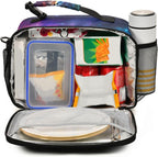 Cheetah Tiger Galaxy Lunch Box for Boys Girls Insulated Lunch Bag Kids Cooler Tote Shoulder Strap Reusable School Picnic Travel Office