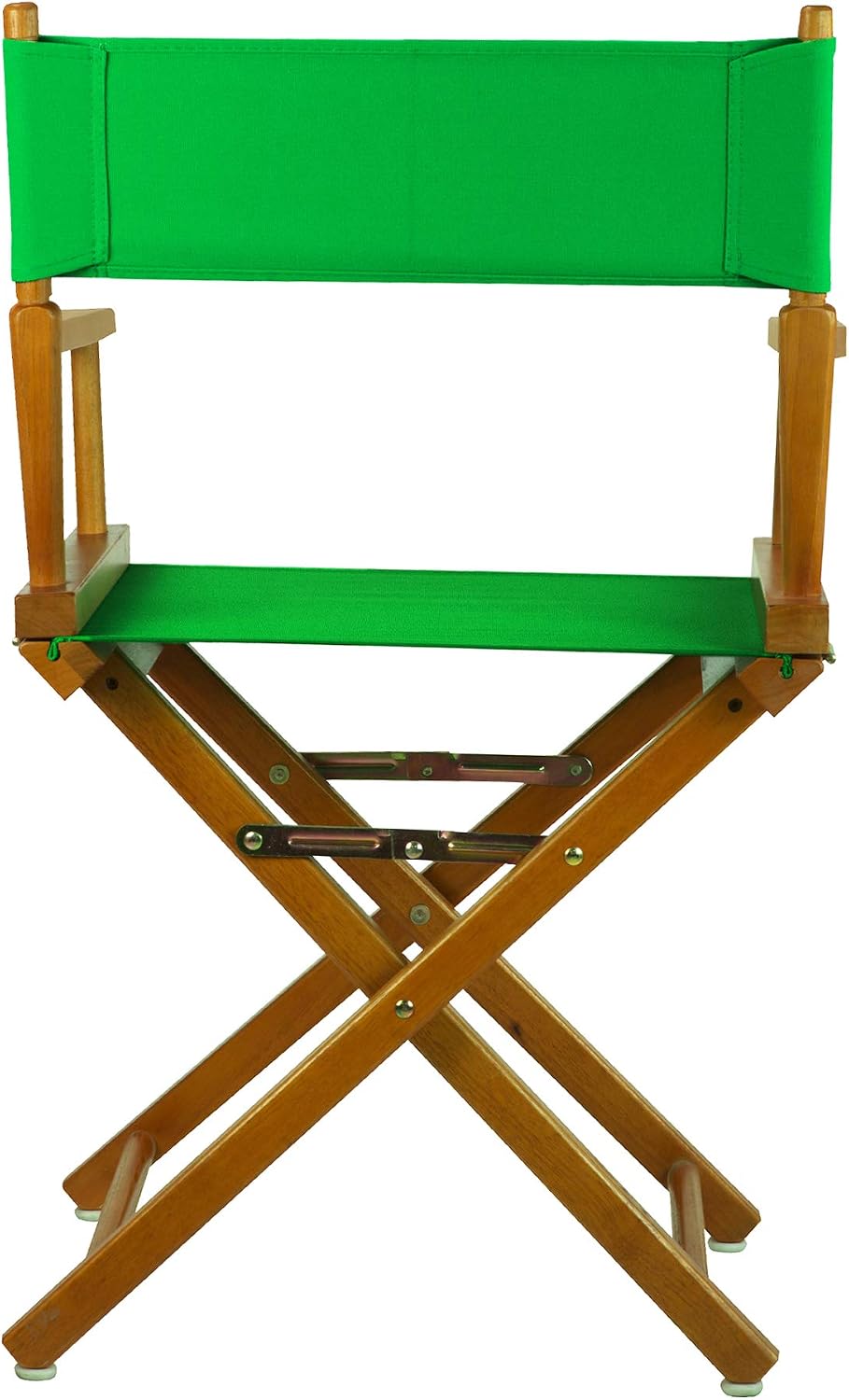 Casual Home Director's Chair ,Honey Oak Frame/Green Canvas,18" - Classic Height