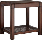 55 Downing Street Powell 22" Wide Brown Wood Side Table