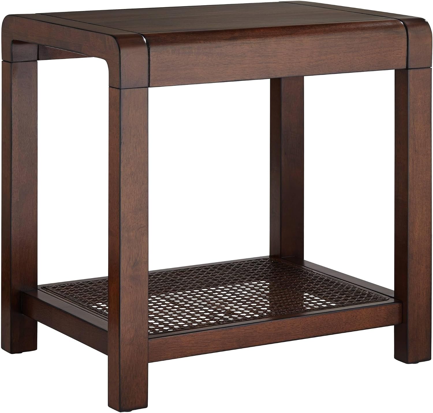 55 Downing Street Powell 22" Wide Brown Wood Side Table