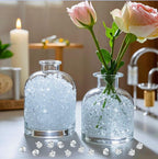 1000PCS Clear Acrylic Gem Stones - 2/4 Inch Fake Diamond Ice Cubes Crystals for Vase Fillers, Table Scatter, Birthday Party Favor, Wedding Decoration, Arts Crafts