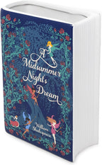 Steel Mill & Co Original Book-Shaped Decorative Vase, Shakespeare Inspired Ceramic Vases for Home Decor, Cute Bookshelf Decor, Unique Vase for Book Lovers (A Midsummer Night's Dream)