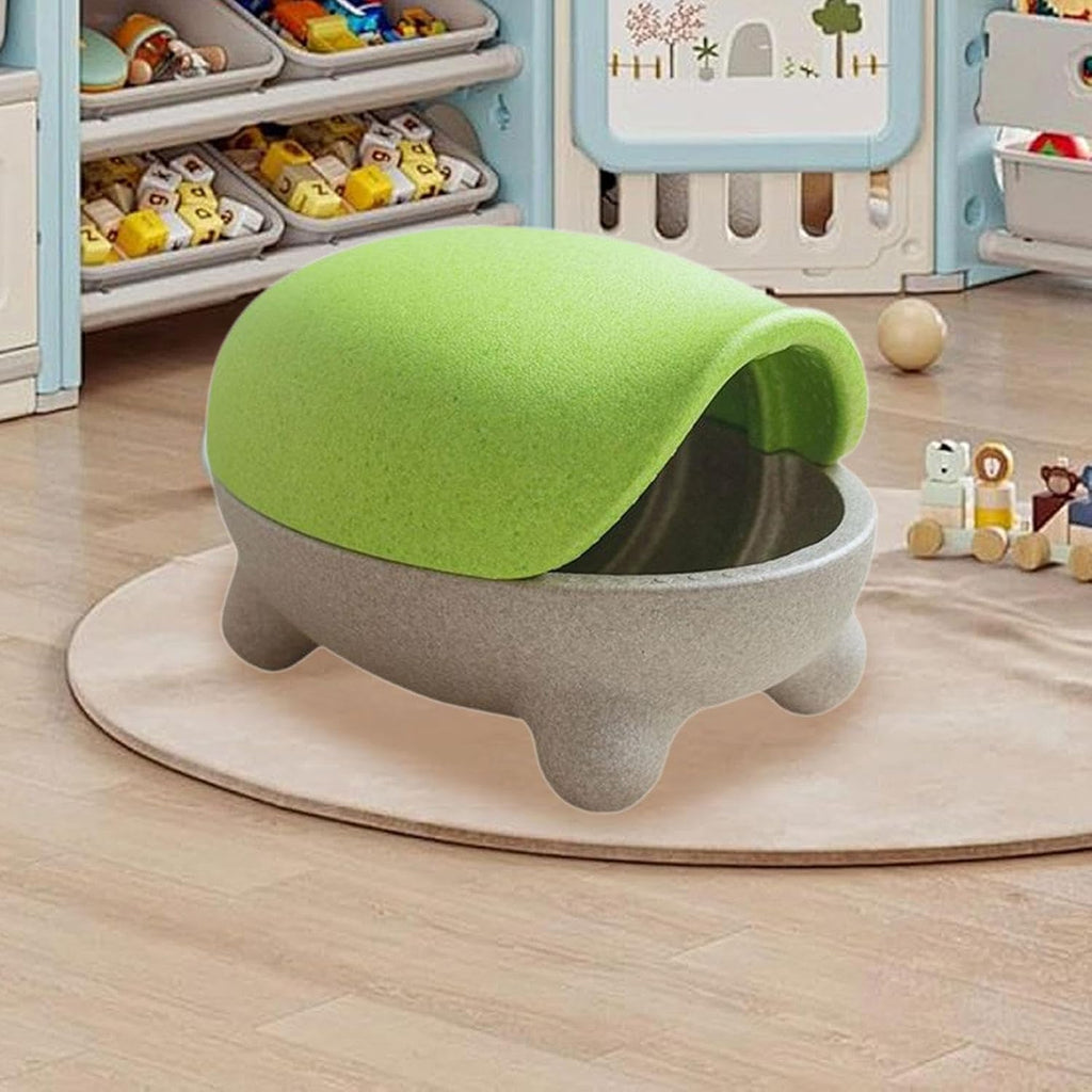 Turtle Storage Stool, Cute Creative, Multipurpose Storage Ottoman Girls Gifts, Green