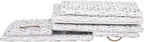 happimess HPM9003E Jacob 31.5" Handwoven Wicker Storage Trunk, Distressed White, Collapsible for flat storage, for Office, Dorm Room, Entryway, Bedroom, Dining Room