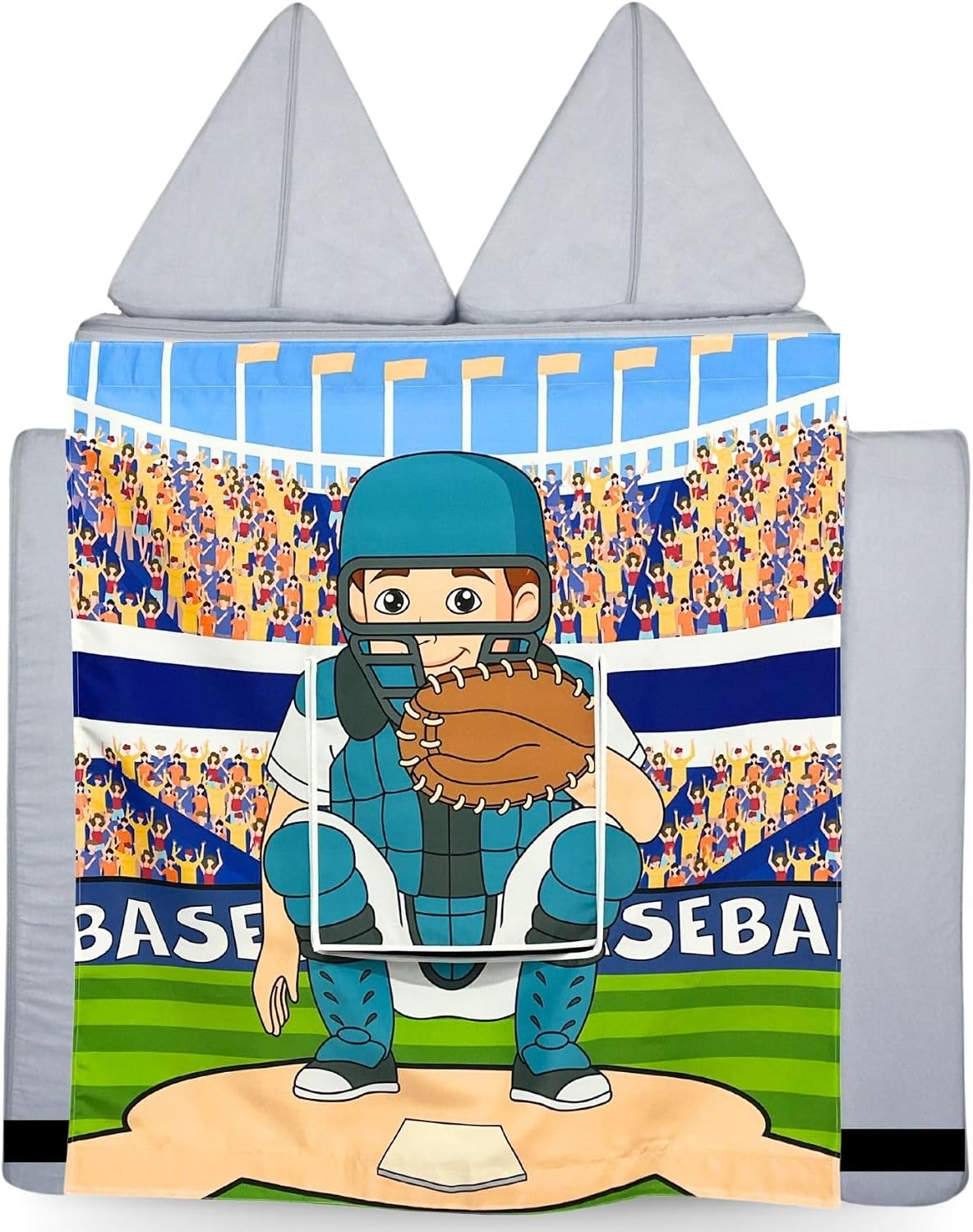Couch Swag Play Panel for Childrens Foam Sofa Kids Couch (Baseball)