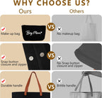 Lamyba New Mom Gifts, Mama Bag Tote with Makeup Bag, Cool Gifts for Mom to be/Expecting Mom