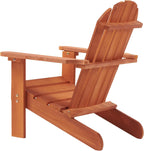 Wooden Kid's Adirondack Chair for Indoor and Outdoor, Natural Cedar Patio Lounge Chiar for Kids