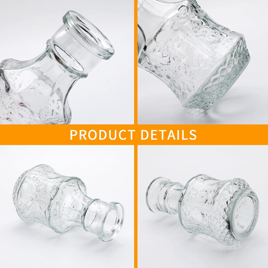 Glass Bud Vase Set of 32 pcs,Bud Vases in Bulk,Small Vases for Centerpieces, Mini Flower Vase Bulk for Rustic Wedding Home Table Decorations