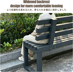Garden Benches for Outdoors, Patio Benches for Outdoors, Accommodates 2–3 People; Weather-Resistant and Windproof; Suitable for Parks, Courtyards, and Porches.(Pink,100 * 40 * 80CM)