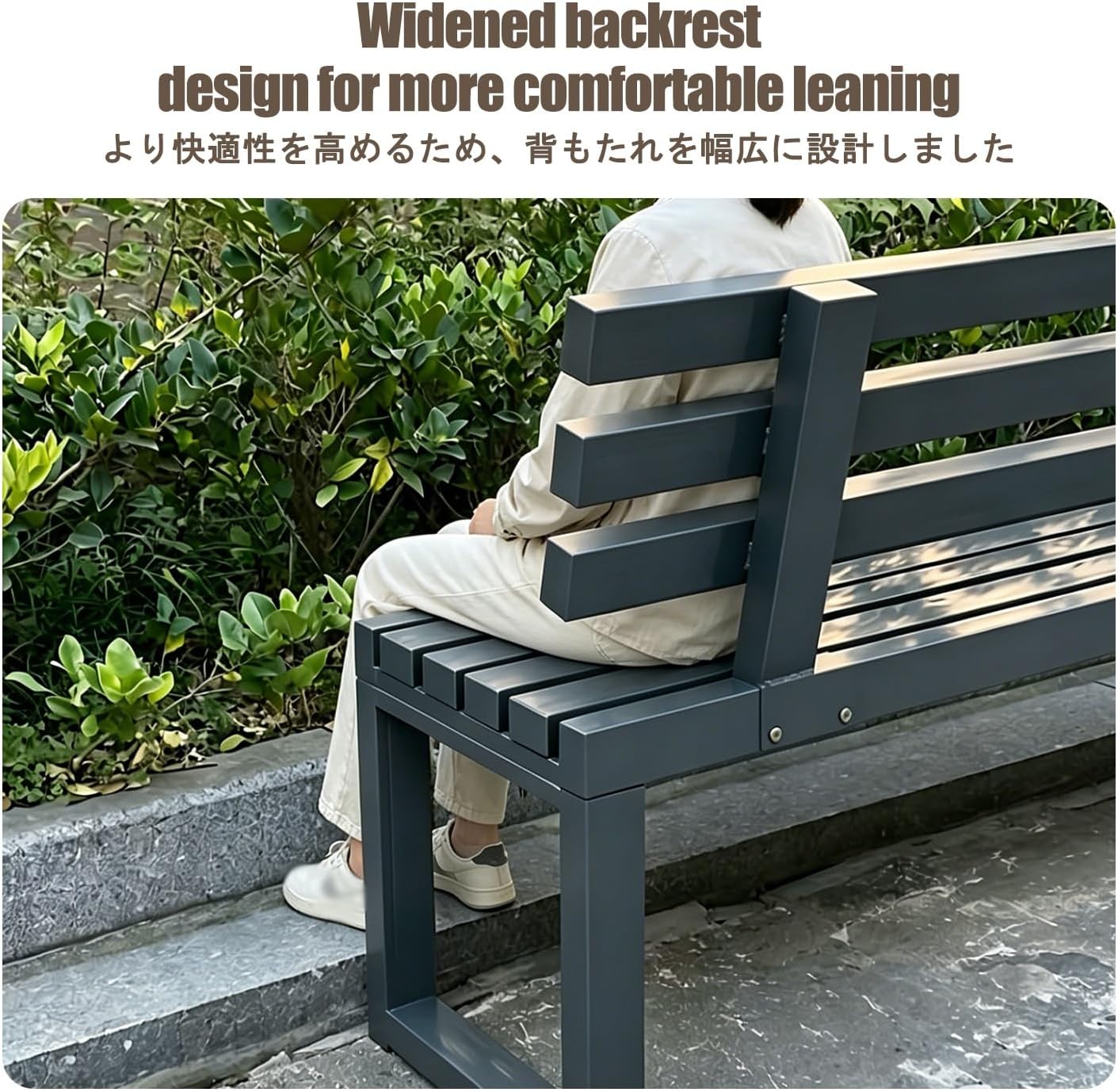 Garden Benches for Outdoors, Patio Benches for Outdoors, Accommodates 2–3 People; Weather-Resistant and Windproof; Suitable for Parks, Courtyards, and Porches.(Pink,100 * 40 * 80CM)