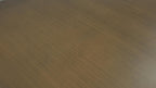 Modern Sintered Stone Dining Table for 6, White Kitchen Table with U-Shaped Gold Carbon Steel Pedestal & Marble Pattern Top, Rounded Corner Design, 63" W Curved Rectangle