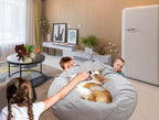 Kisoy Stuffed Animal Storage Bean Bag Cover Pets Dogs/Cats Lazy Beds. Washable Ultra Soft Corduroy Stuffed for Organizing Plush Toys or Textile, Sack Bean Bag
