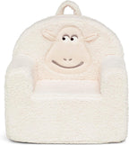 Delta Children - Serta Counting Sheep Kids Sherpa Foam Chair, Cream