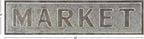 Deco 79 22666 Wall Sign, Black/Gray/White