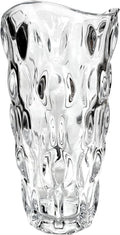 9.5" High Thickened Clear Glass Flower Vase for Home Decor, Dining Wedding Table Office Holiday Party Centerpiece Decoration
