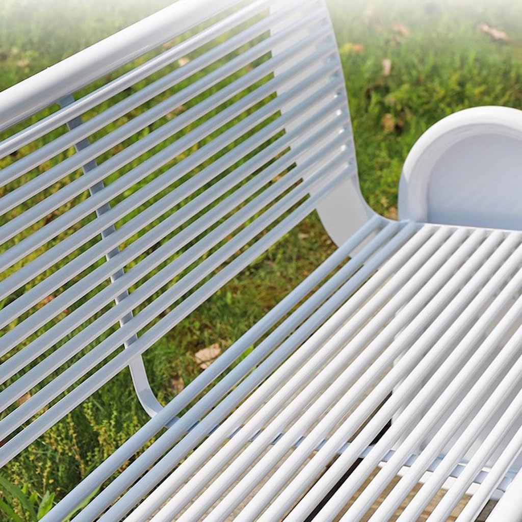 Patio Benches for Outdoors Park Chair Outdoor Long Leisure Stool Double Square Garden Community Scenic Bench Garden Benches for Outdoors