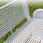 Patio Benches for Outdoors Park Chair Outdoor Long Leisure Stool Double Square Garden Community Scenic Bench Garden Benches for Outdoors