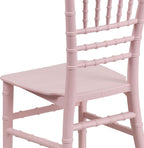 Flash Furniture Hercules Series Children's Resin Event Chairs, Commercial/Residential All Occasion Chairs for Kids, 330 lb. Static Weight Capacity, Set of 10, Pink