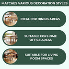 Dining Chairs Set of 4, Modern Acrylic Kitchen Chairs with Transparent Seat, Clear Kitchen Side Chairs with Metal Legs for Living Room, Counter, Dining Room, Kitchen, Reception