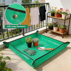 Repotting Mat for House Plants, Waterproof Portable Potting Mat Gardening Tray, Flower and Plant Care Transplanting and Potting Soil Mess Control