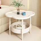 Small Petal-Shaped Side Table, Kids Nightstand, Small Bedside Table, Bedside Shelf, Bathroom Table, Mini Night Stand, Side Table for Bedroom Living Room Bedroom Bathroom