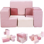 7Pcs Elastic Sponge Toddler Cushions Wear Resist Inspiring Creativity Blocks Chair for Kids Bedroom Playroom Furnitures