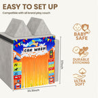 Play Panel for Kids Play Couch Childrens Car Wash Play Panel for Toddler Foam Sofa (Play Couch not Included)