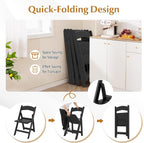 Giantex 20-Pack Folding Chairs, Portable Resin Event Chairs with Padded Seat, All-Weather Resin Frame, 1100 lbs Static Capacity, Lightweight Foldable Chair for Office, Wedding, Party, Outdoor