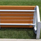 Patio Benches for Outdoors Park Chair Outdoor Bench Seat Plastic Wood Double Rest Garden Benches for Outdoors