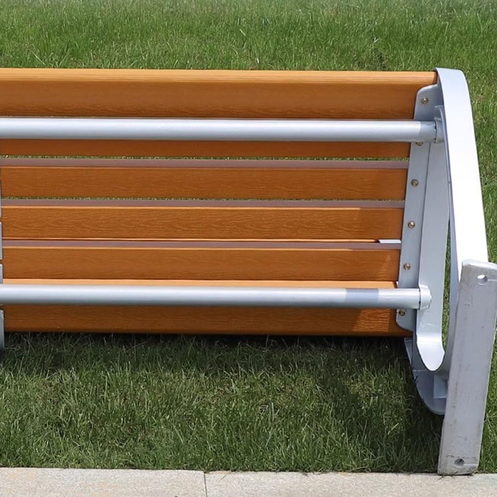 Patio Benches for Outdoors Park Chair Outdoor Bench Seat Plastic Wood Double Rest Garden Benches for Outdoors