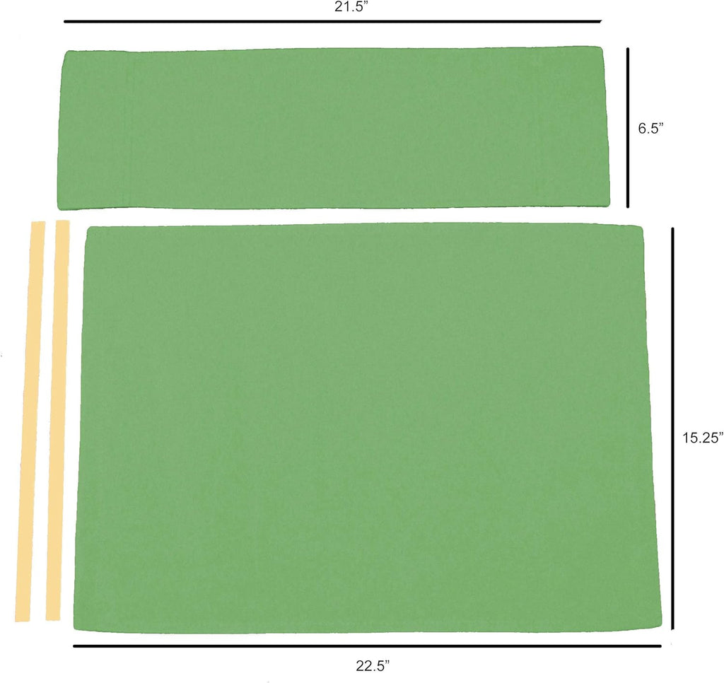Sunbrella Directors Chair Replacement Cover (Flat Stick) (Gingko)
