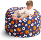 ULTIMATE SACK | 3 Ft Bean Bag Chair | Sports Suede | Foam Filled - Removable Washable Cover
