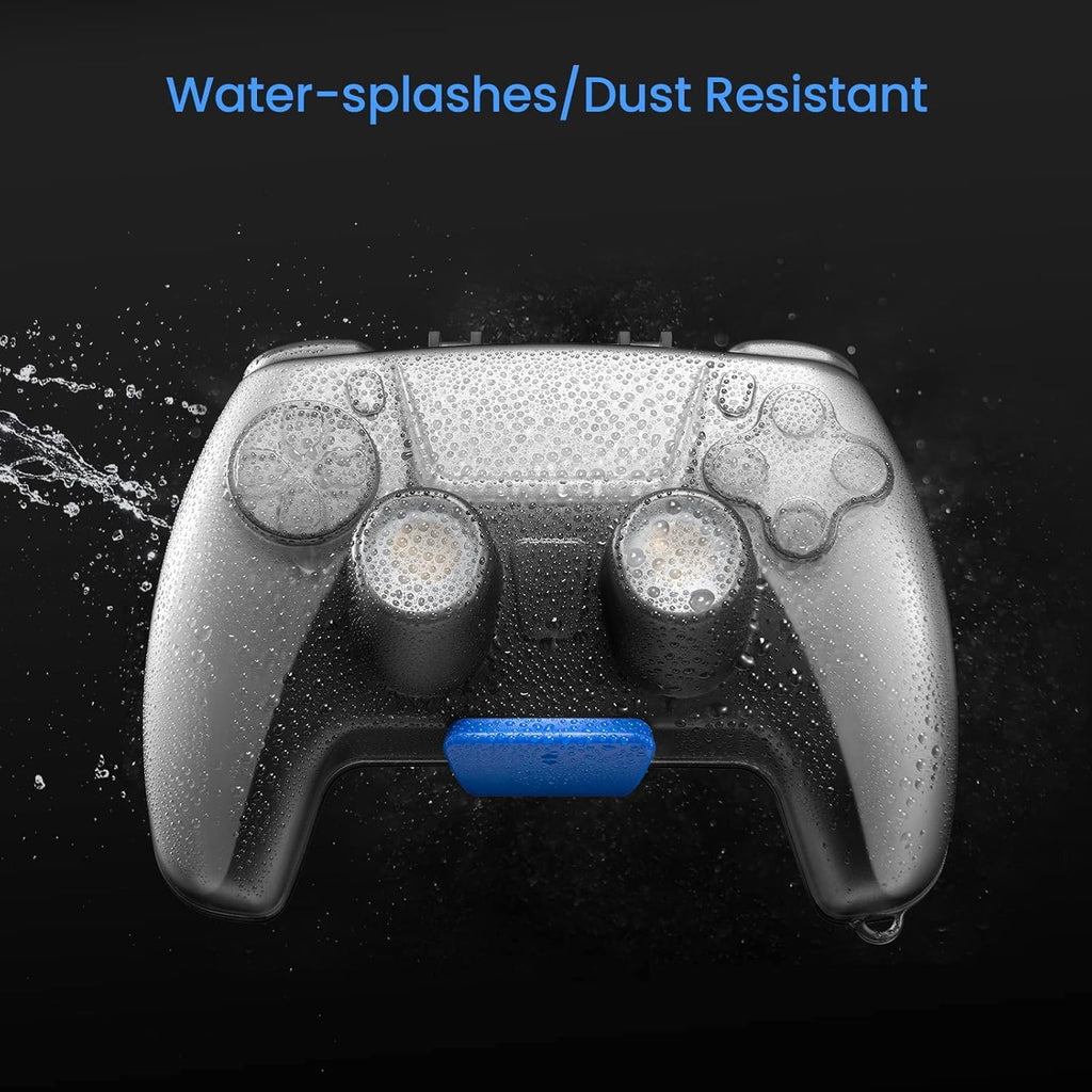 tomtoc Protective Case for PS5/PS5 Pro Controller, Hard Shell Joystick Protector for PlayStation 5 DualSense Wireless Remote, Shock-Proof, Dust-Resistant, Anti-Scratch, Protective Cover