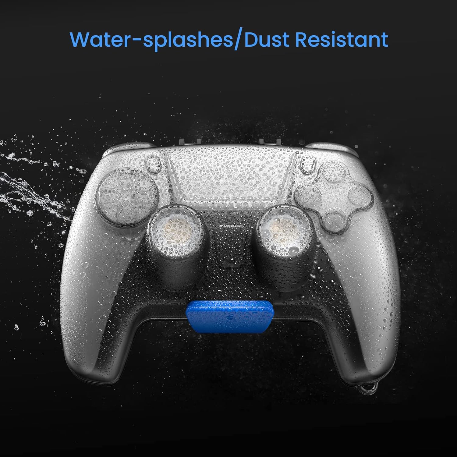 tomtoc Protective Case for PS5/PS5 Pro Controller, Hard Shell Joystick Protector for PlayStation 5 DualSense Wireless Remote, Shock-Proof, Dust-Resistant, Anti-Scratch, Protective Cover