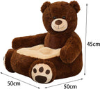Kids Animal Sofa Seat Cozy Armchair for Home Decor, Bear