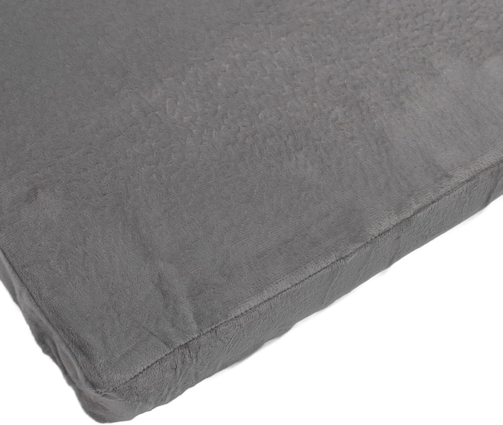 Kids Couch Toddler Chair Plush Cat Design, Foldable Floor Seat Grey 3 Layer - Comfortable Soft Cushion, Portable and, Perfect for Napping and Playing (3 Layers)
