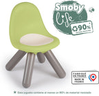 Smoby Life - Children's chair in green - Indoor and outdoor use - Anti-UV coating - Recycled material - From 18 months - Made in France