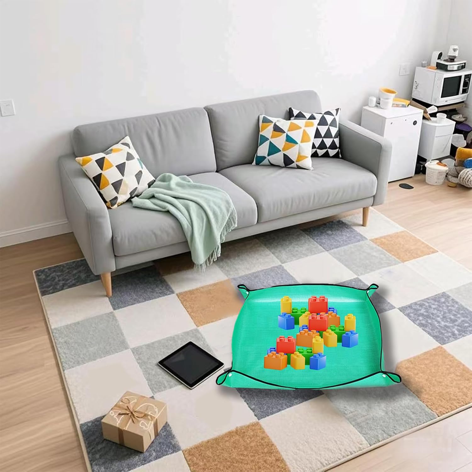 Repotting Mat for Indoor Plant Transplanting, Foldable Waterproof Potting Tray, Portable Gardening Mat for Succulents and Plant Care