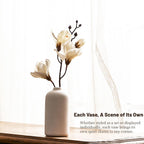 Ceramic Bud Vases, White Mini Vase Set of 11, Small Pottery Vases for Flowers Mini Ceramic Vases for Pampas Grass Vase Bulk for Wedding Table Centerpieces Decoration Boho Home Decor DIY Gift