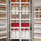 FUFU&GAGA Kitchen Pantry Cabinet Food Pantry with Door Racks & Rotating Racks, Drawers, Tall Kitchen Storage Cabinet with Shelves, Cupboard Bar Storage, White, 31.5”W x 19.7”D x 72.2”H