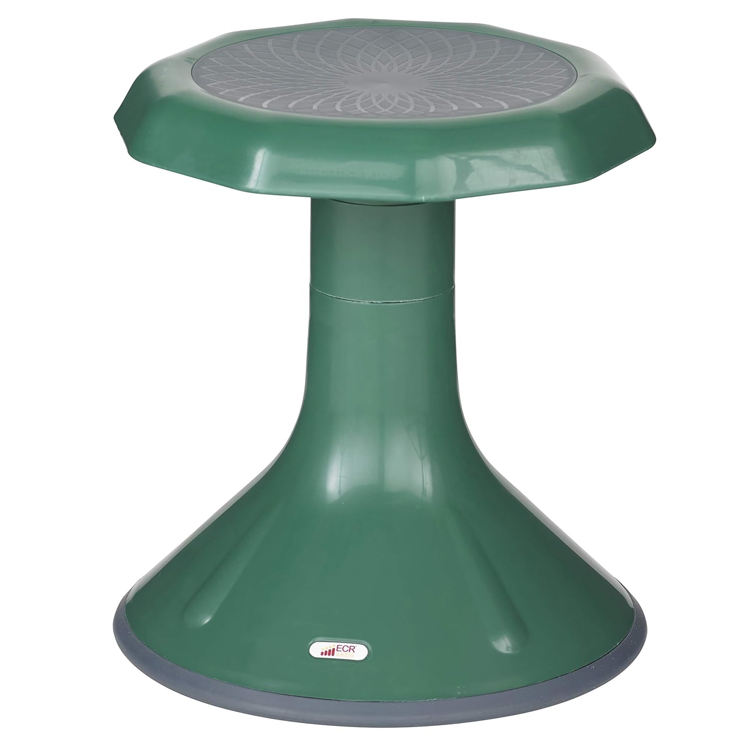 ECR4Kids ACE Active Core Engagement Wobble Stool, 15-Inch Seat Height, Flexible Seating, Green