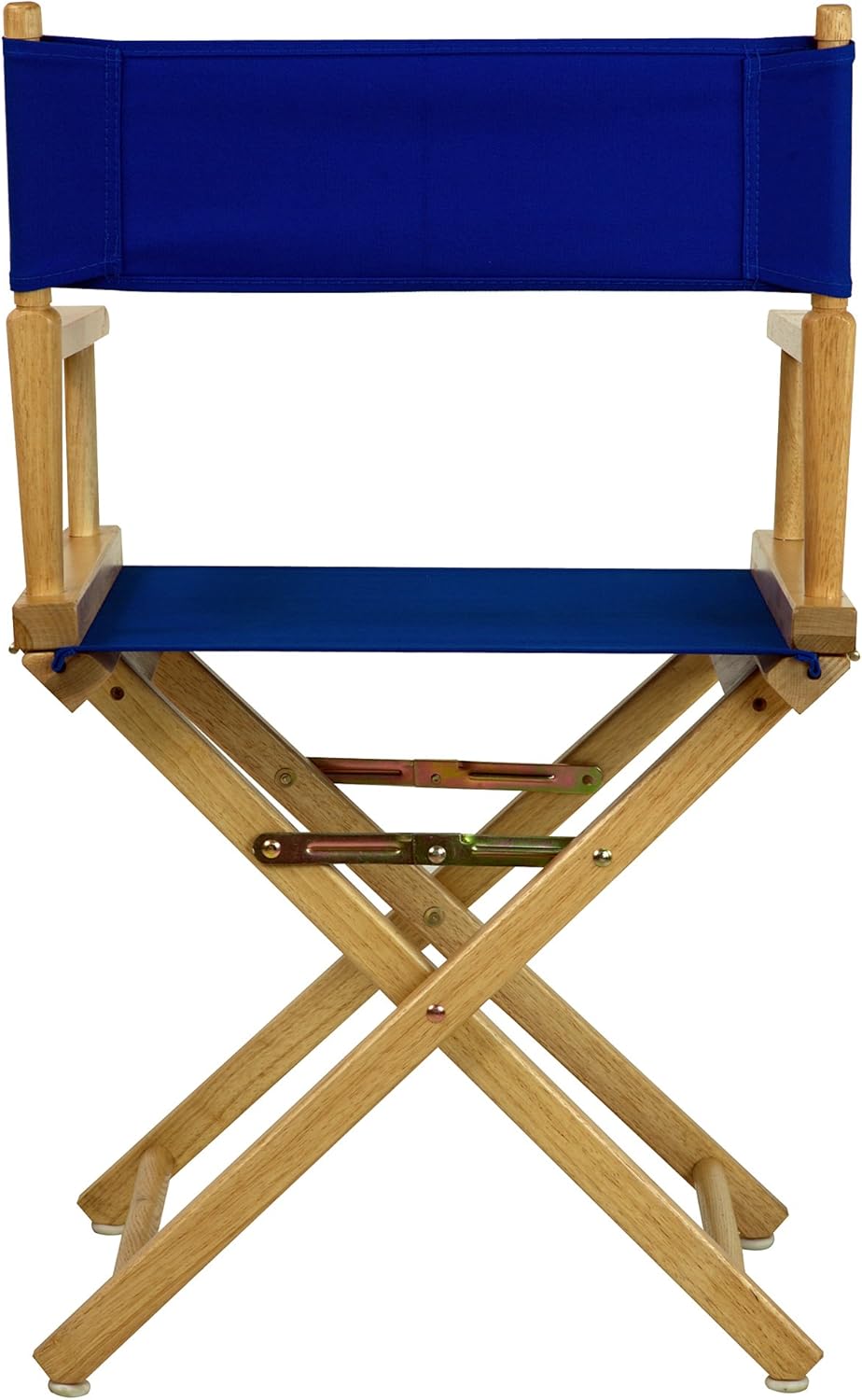 Casual Home 18" Director's Chair Natural Frame with Royal Blue Canvas
