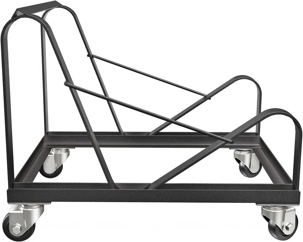 OEF Furnishings OEFDY86 Stack Chair Dolly, Heavy Duty Steel Cart (Vertical Cradle, Fits OEF8600 Series and Similar Sized Stack Chairs, 1100 lb Weight Capacity, Swivel Casters)