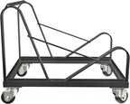 OEF Furnishings OEFDY86 Stack Chair Dolly, Heavy Duty Steel Cart (Vertical Cradle, Fits OEF8600 Series and Similar Sized Stack Chairs, 1100 lb Weight Capacity, Swivel Casters)
