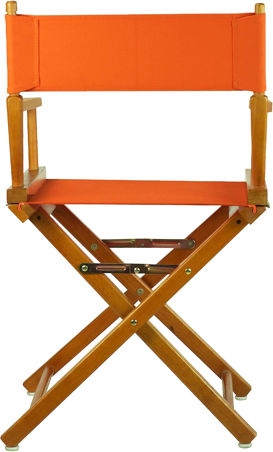 Casual Home 18" Director's Chair Honey Oak Frame with Tangerine Canvas