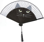 Bamboo Folding Fan, Portable Hand Held Japanese Style Fan with Natural Material, for Cooling Dancing Wedding Party Stage Performance Gift