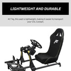 FANATEC Sim Racing CSL Cockpit Seat – Lightweight and Durable, Designed for CSL Cockpit, Breathable Cushioned Fabric – Black