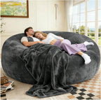 Big Bean Bag Chairs for Adults ，6FT Bean Bag Chair with Filler Memory Foam Chair Super Soft Plush, Living Room Furniture, Suitable for bedrooms, Comfy Lounge Reading Chairs