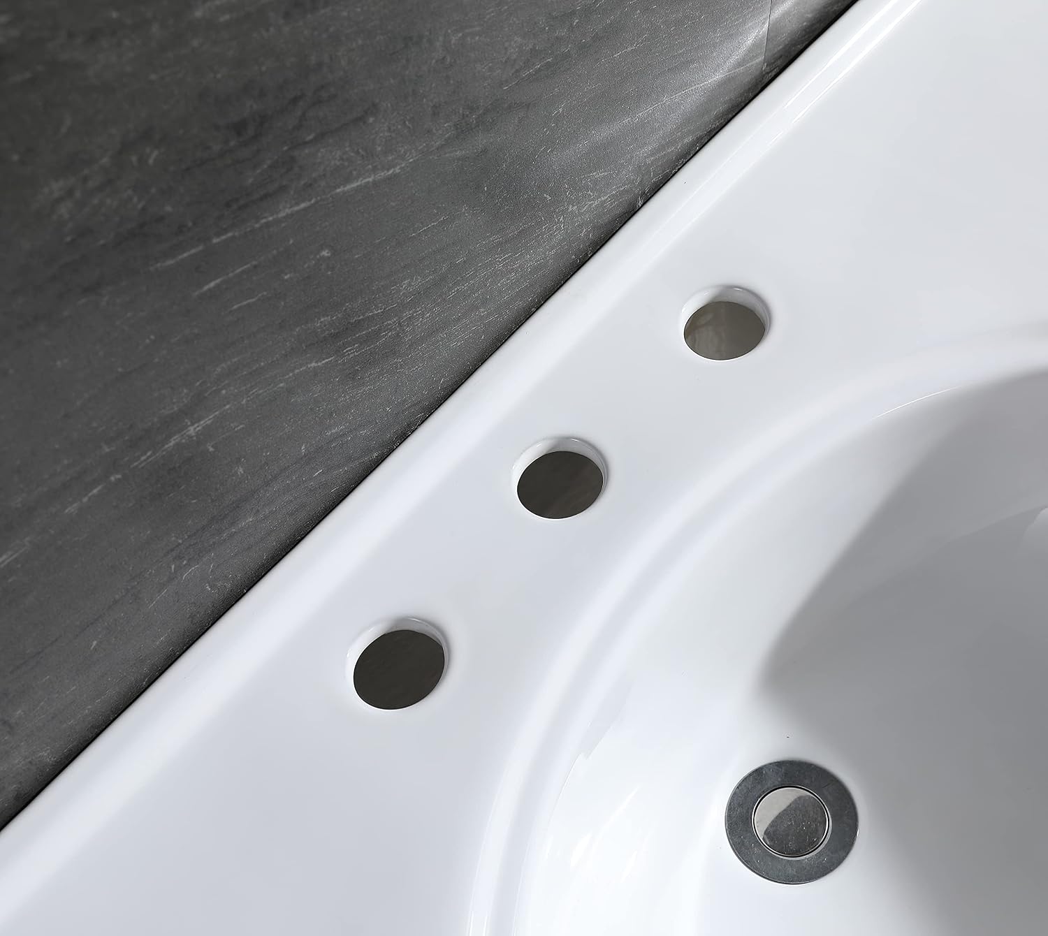Fauceture VPB1378B Imperial 37" x 22" Ceramic Console Sink Basin, White